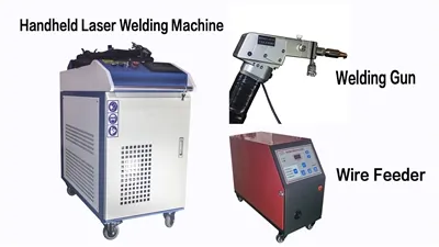 Håndholdt lasersvejsemaskine til metal
