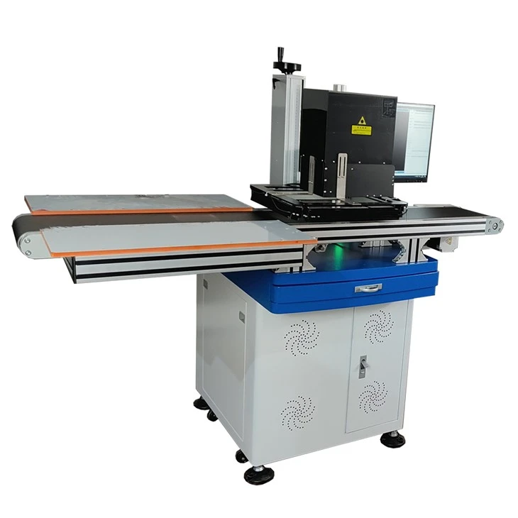 Autovisuel positionerende fiberlasermarkeringsmaskine